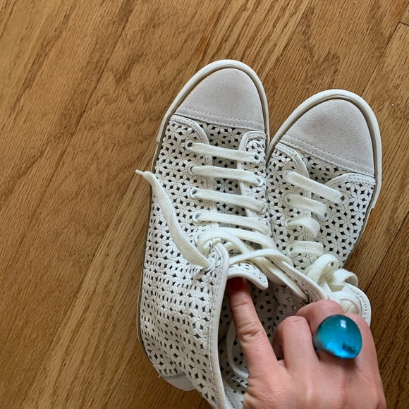 Tory Burch leather hight top sneakers - Picture 5 of 7